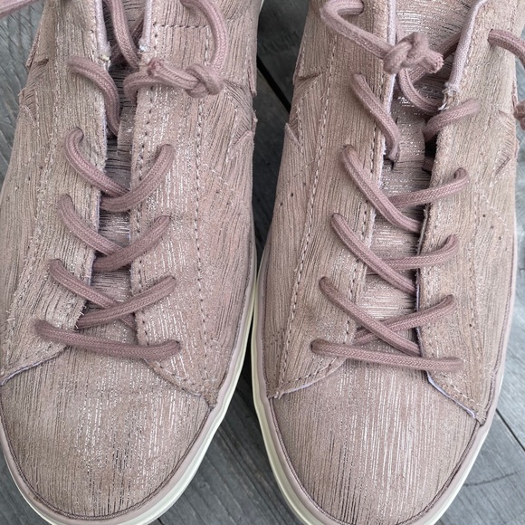 Converse one star pink metallic leather platforms - Picture 9 of 16